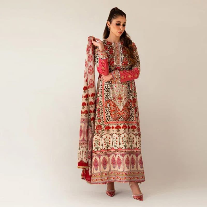 ✨ MARIA B MOST DEMANDING KAFTAAN SILK COLLECTION 2026 ✨ | Premium Digital Printed Silk 2PC Unstiched Suit