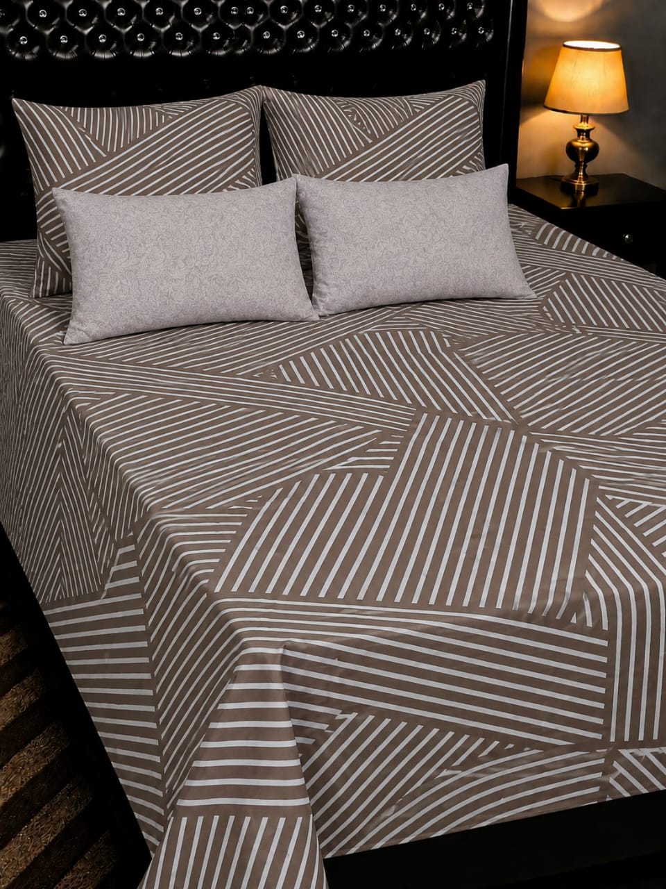 π₯ New Arrival 2026 | 5Pc Pure Cotton King Size Bedsheet Set | Export Quality | Full Printed | Double Bed Size π₯