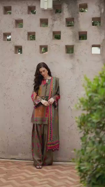 🔥 CHARIZMA 2K26 – Premium Printed Lawn 3PC | Chiffon Dupatta | Rs.3500 Only 😍