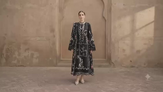 Crimson Dhanak Vol. 2026 – Heavy Embroidered 3pc Unstiched Suit with Digital Printed Pashmina Shawl