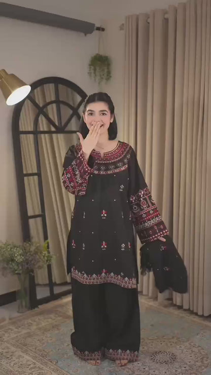 🔥 BATIK Premium Dhanak 3PC Unstiched suit| Winter Collection 2026/27 | Kainat Aslam Inspired | D# NF 419 🔥