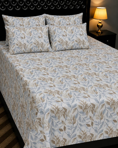 🔥 New Arrival 2026 | 5Pc Pure Cotton King Size Bedsheet Set | Export Quality | Full Printed | Double Bed Size 🔥