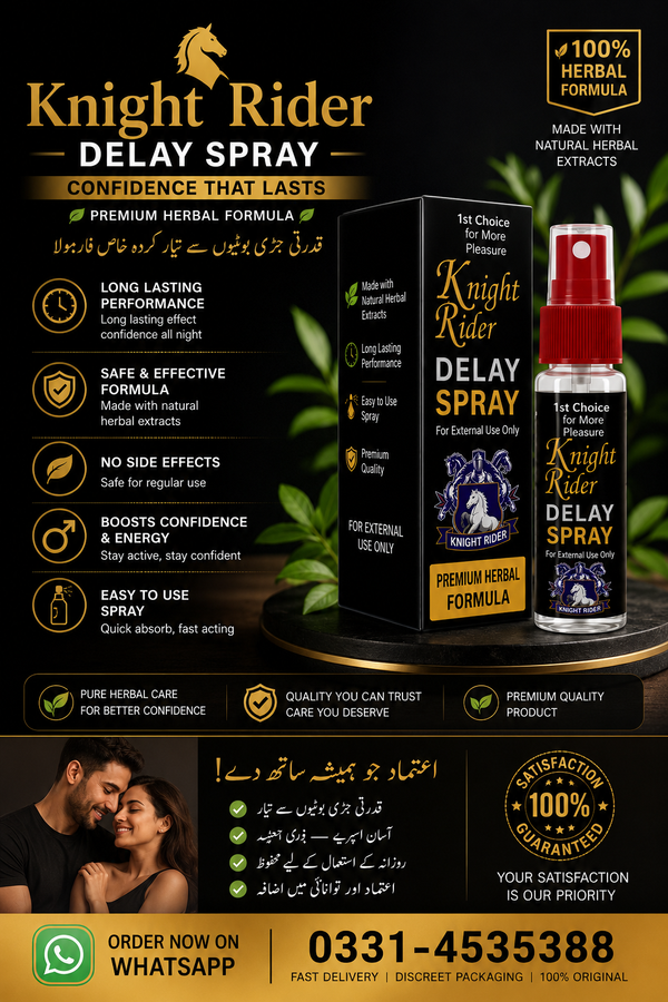 Knight Rider Spray for Men – Personal Care Spray | Easy to Use & Convenient