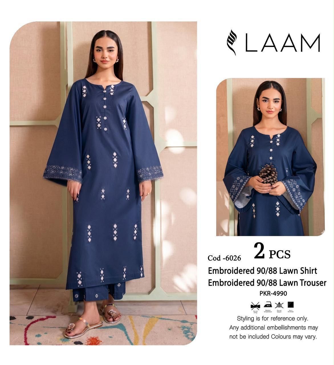 🔥 Mega Sale – Premium Lawn 2PC Unstiched Suit 🔥
✨ Heavy Embroidered Neck
✨ Beautiful Embroidered Sleeves
✨ Embroidered Trouser
💎 Premium Lawn Fabric
💰 Special Sale Price: Rs. 4000/-
