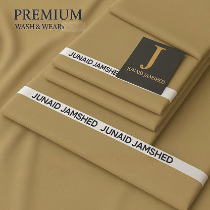 J. Men's Wash & Wear Unstitched Suit 4M – Soft Fall Fabric Collection 2026