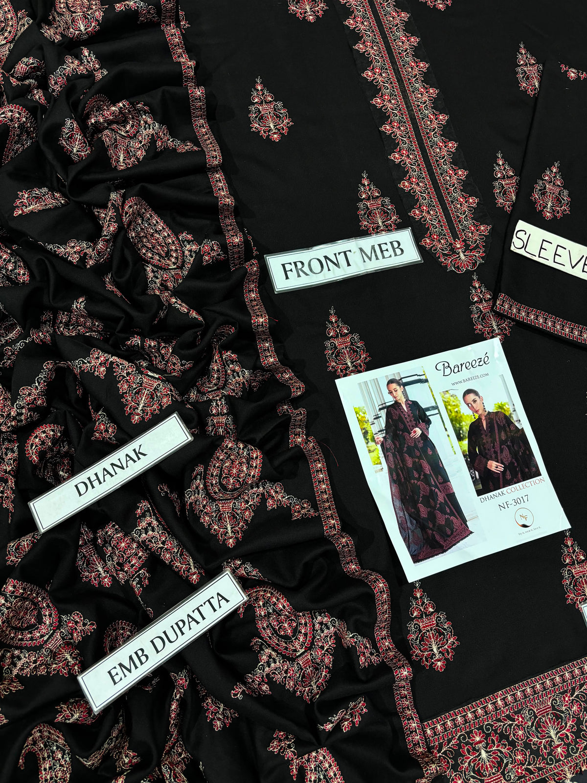 BAREEZE & BATIK Premium Winter Dhanak Collection 2026-27 | 3PC Heavy Embroidered Suits | Luxury Dhanak Shawl | PKR 7,000