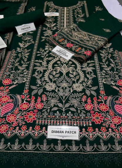 MARIA B Premium Dhanak 3PC Embroidered Suit | Winter Collection 2026-27