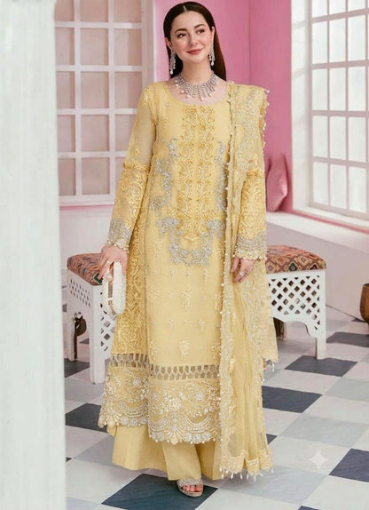 ✨ Elaaf Bridal Organza 3Pc Ready to Wear – Embroidered Wedding Dress ✨