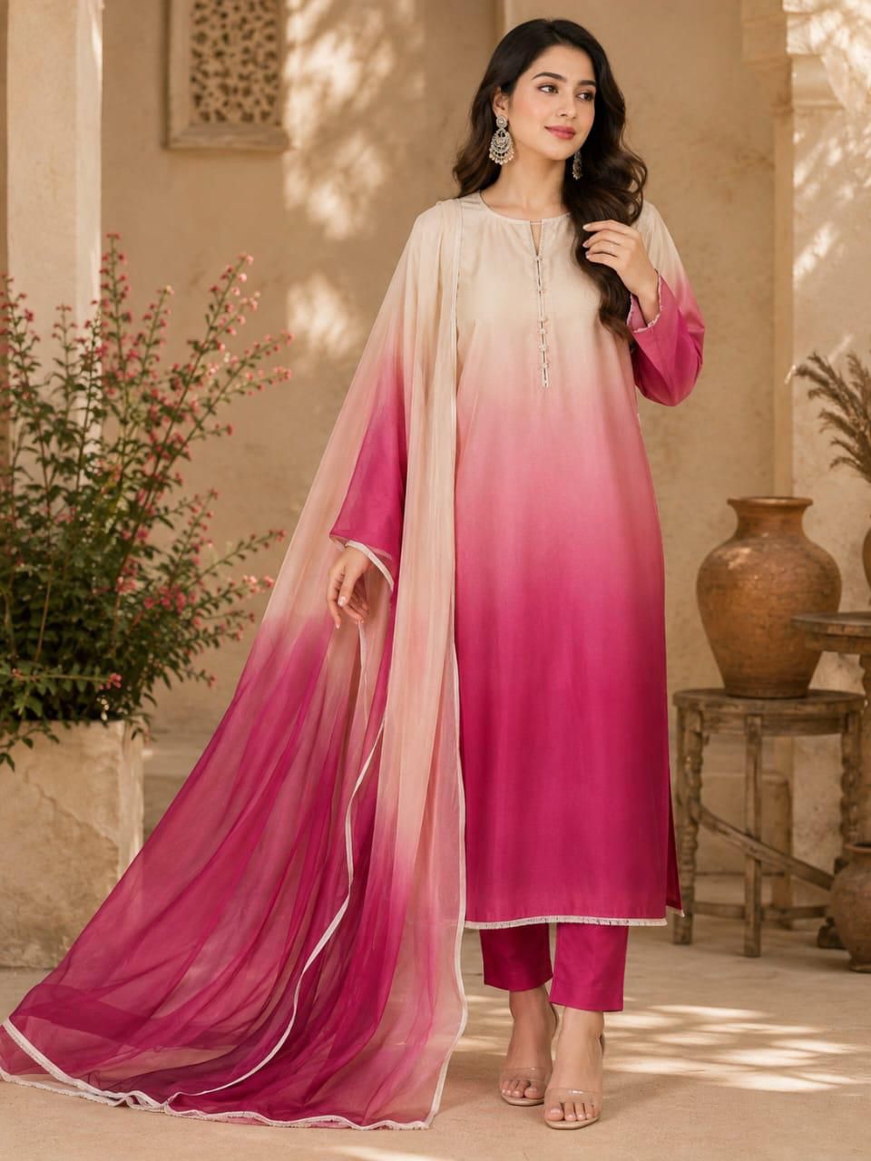 🌸 LULUSAR Premium Shamooz Silk 3PC Unstiched Suit| Digital Printed Luxury Collection 2026 🌸