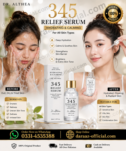 "Transform Your Skin in Just 3 Days – Dr. Althea 345 Relief Serum"
