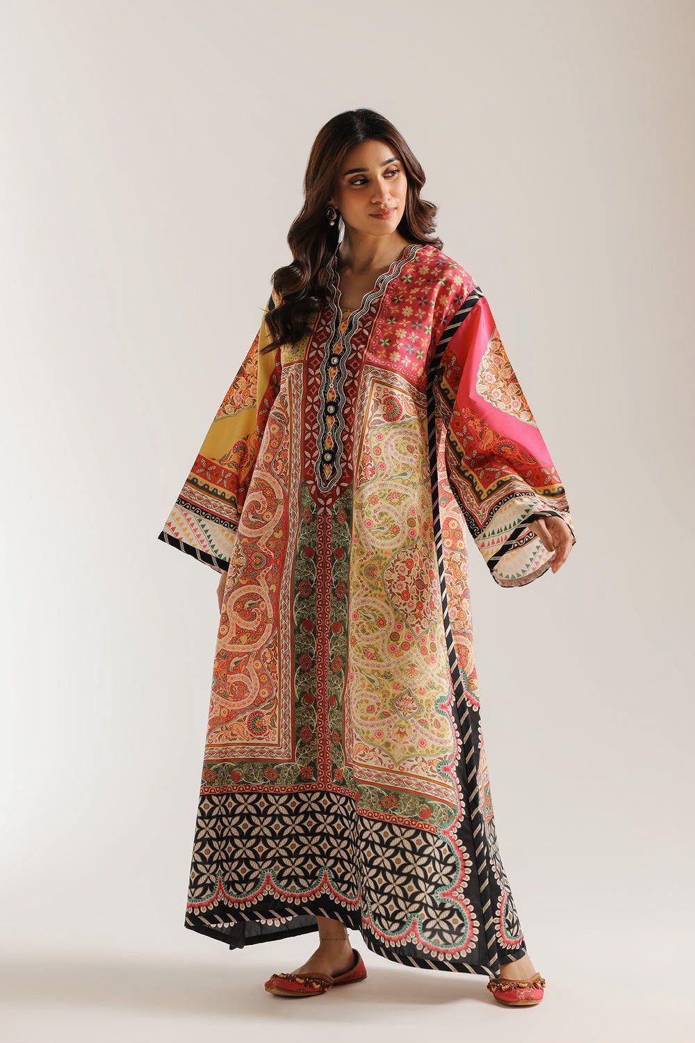 ✨ MARIA B MOST DEMANDING KAFTAAN SILK COLLECTION 2026 ✨ | Premium Digital Printed Silk 2PC Unstiched Suit