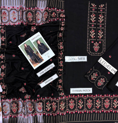 🌸 MOHAGNI PREMIUM PURE DHANAK WINTER COLLECTION 2026-27 | 3PC HEAVY EMBROIDERED SUIT | D#3014 😍✨