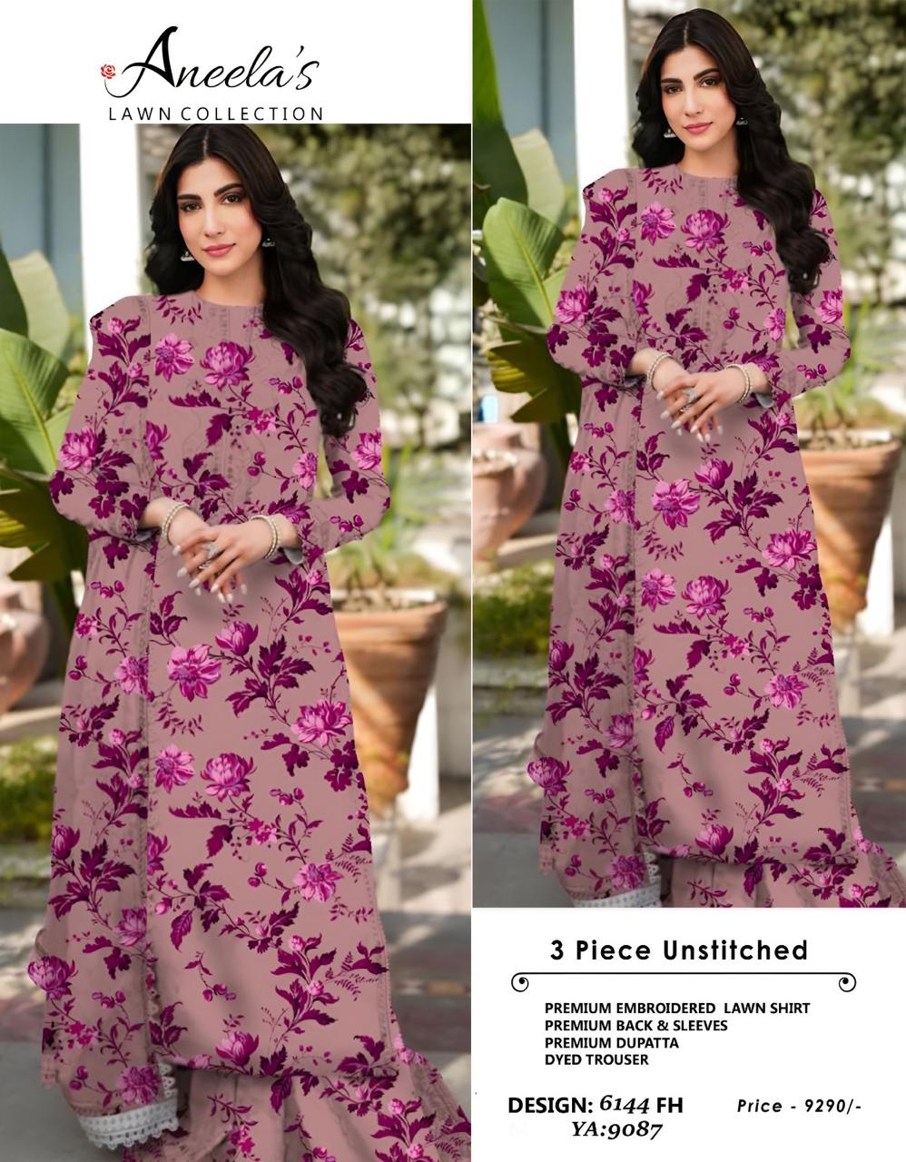 🌸 Premium Charizma Printed Lawn 3PC unstiched suit| New Arrival 2026 | Airjet Lawn Collection 🔥