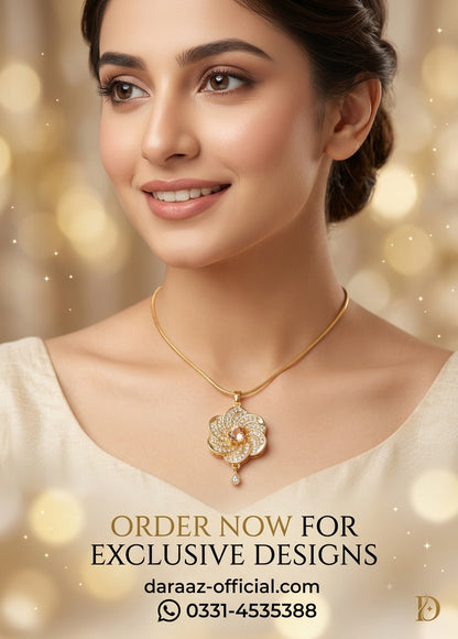 The Perfect Sparkle – Exquisite Handcrafted Gold Pendant Collection!