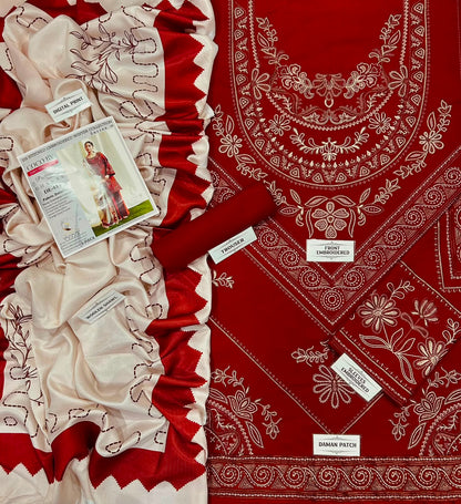 COCO BY ZARASHAHJAHAN Premium Dhanak 3PC Embroidered Winter Suit | Digital Wool Shawl | 2026-27

Price: Rs. 7,000