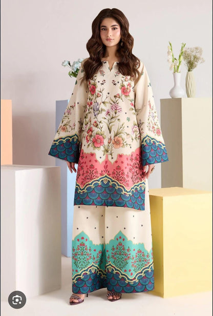 ✨ AFSANAH MOST DEMANDING EDITION – Premium Digital Silk 2PC unstiched suit| New Collection 2026 | Rs.3500/- ✨