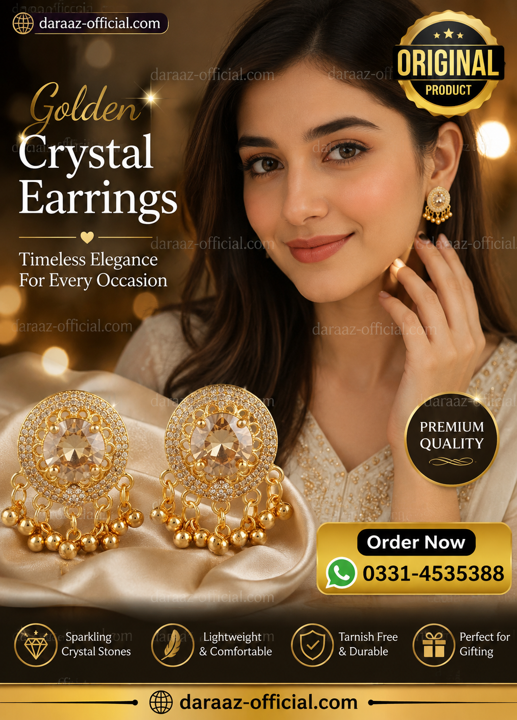 Royal Ruby Statement Earrings: Premium Handcrafted Gemstone Collection