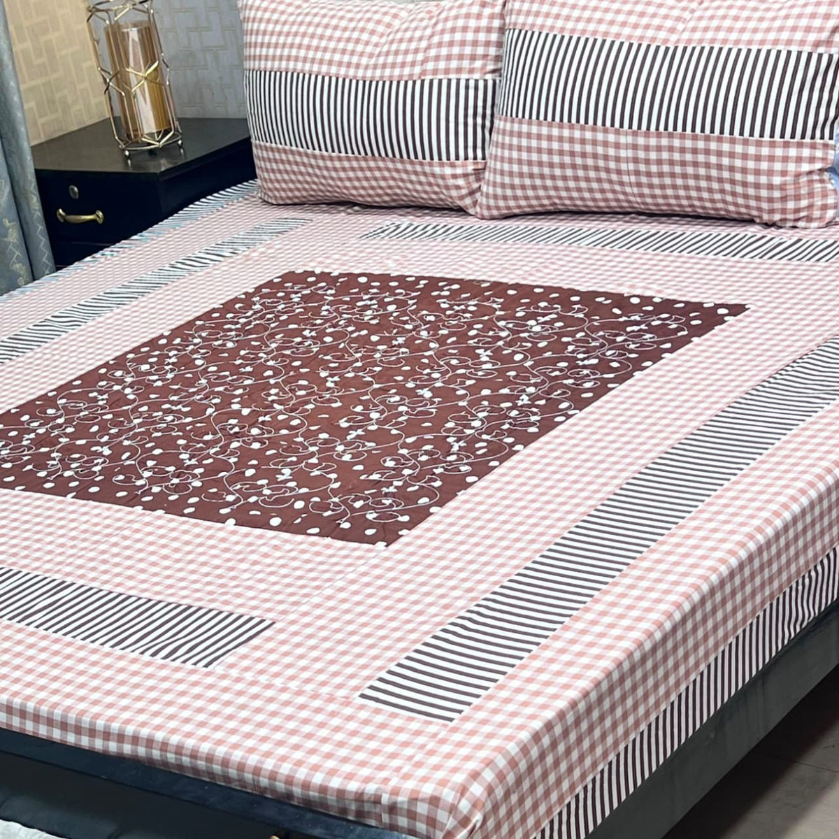 🔥 NEW ARRIVAL 2026 | PREMIUM EMBROIDERED 3PC COTTON KING SIZE BEDSHEET | LUXURY PATCH WORK COLLECTION 🔥