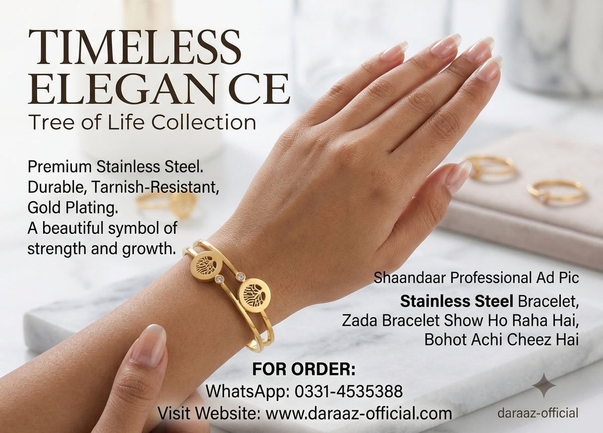 Luxury Stainless Steel Bracelet – Premium Fashion Jewelry