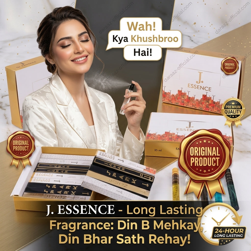 J. Premium Fragrance Collection | 20 Pcs Long Lasting | Eau De Perfume Set for Men & Women | Luxury Gift Pack