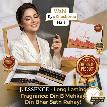 J. Premium Fragrance Collection | 20 Pcs Long Lasting | Eau De Perfume Set for Men & Women | Luxury Gift Pack