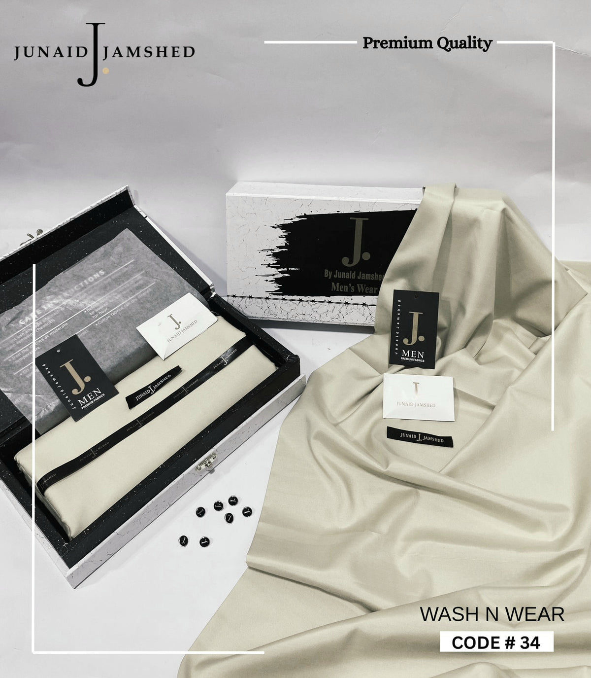 🔥 J. MEN’S Premium Wash & Wear | New Arrival 2026 Unstiched Suit 🔥
✨ Executive Class Soft Fall Fabric | 4 Meter Unstitched Collection ✨