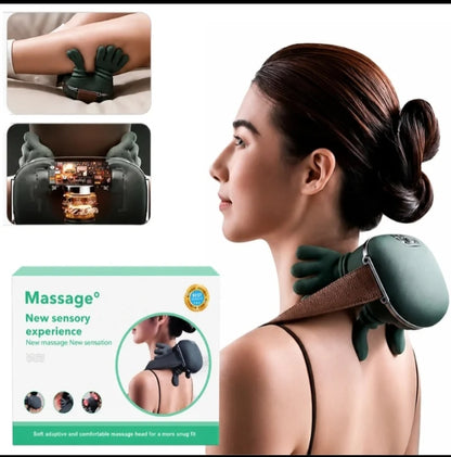 Neck & Shoulder Kneading Massager | Model BLD- 893 | Wireless Shiatsu Deep Kneading Massager with Heat | For Neck, Shoulders, Back & Body Relaxation