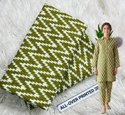 🌸 Floral Bloom Premium Digital Print 2PC Unstiched Suit| Summer Collection 2026 | Elegant Poly Cotton