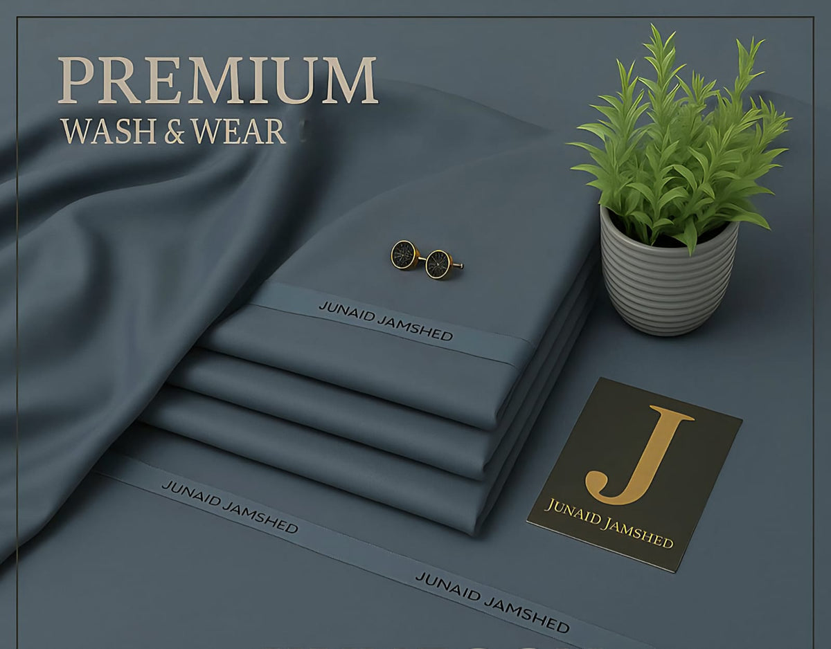 J. Men's New Arrival 2026 | Premium Wash & Wear Unstitched Suit 4 Meter | Soft Fall Fabric | Men's Shalwar Kameez Dress Material | Executive Class Packing