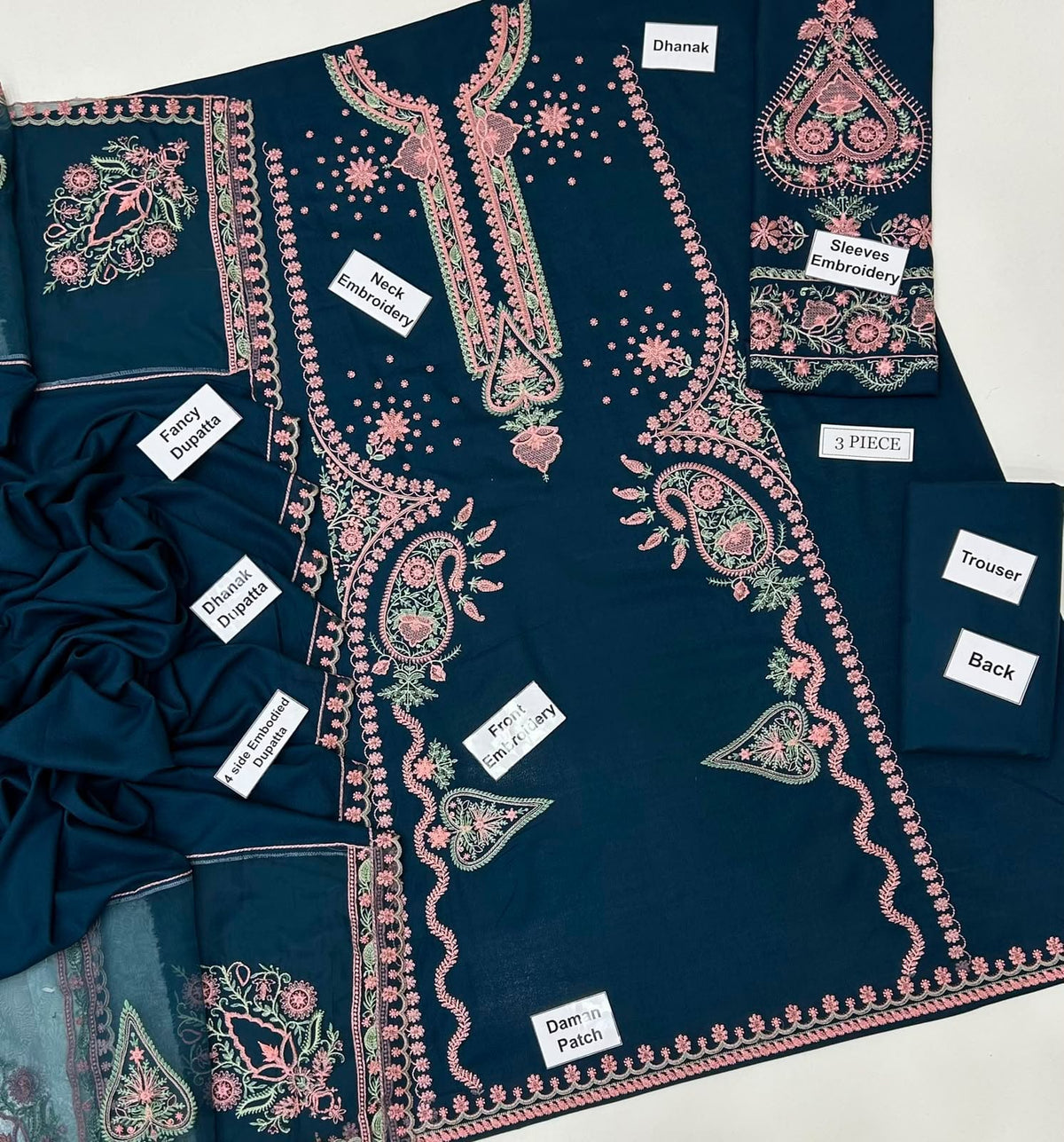 Hussain Rehar Dhanak 3PC – New Arrival 2026

Hussain Rehar Dhanak 2026 🔥 | Premium 100% Fine Dhanak 3PC Embroidered Suit | Heavy Embroidered Shirt + Ready-to-Wear Shawl | Wholesale Rs.5500