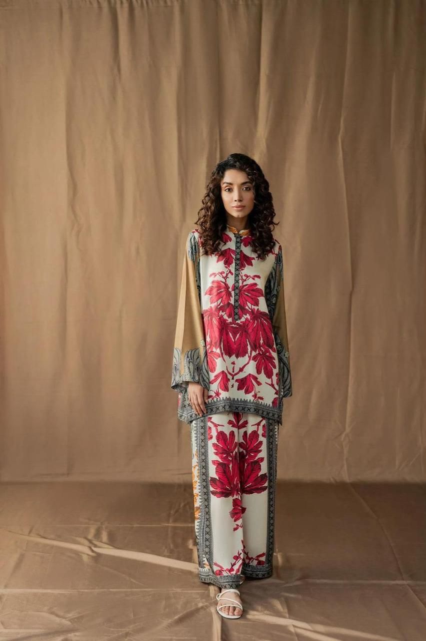 🌸 LULUSAR Premium Shamooz Silk 3PC Unstiched Suit| Digital Printed Luxury Collection 2026 🌸