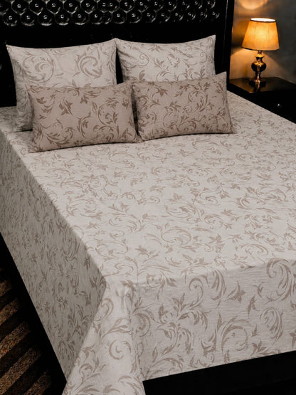 🔥 New Arrival 2026 | 5Pc Pure Cotton King Size Bedsheet Set | Export Quality | Full Printed | Double Bed Size 🔥