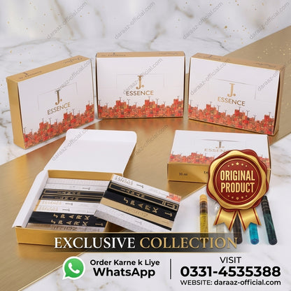 J. Premium Fragrance Collection | 20 Pcs Long Lasting | Eau De Perfume Set for Men & Women | Luxury Gift Pack