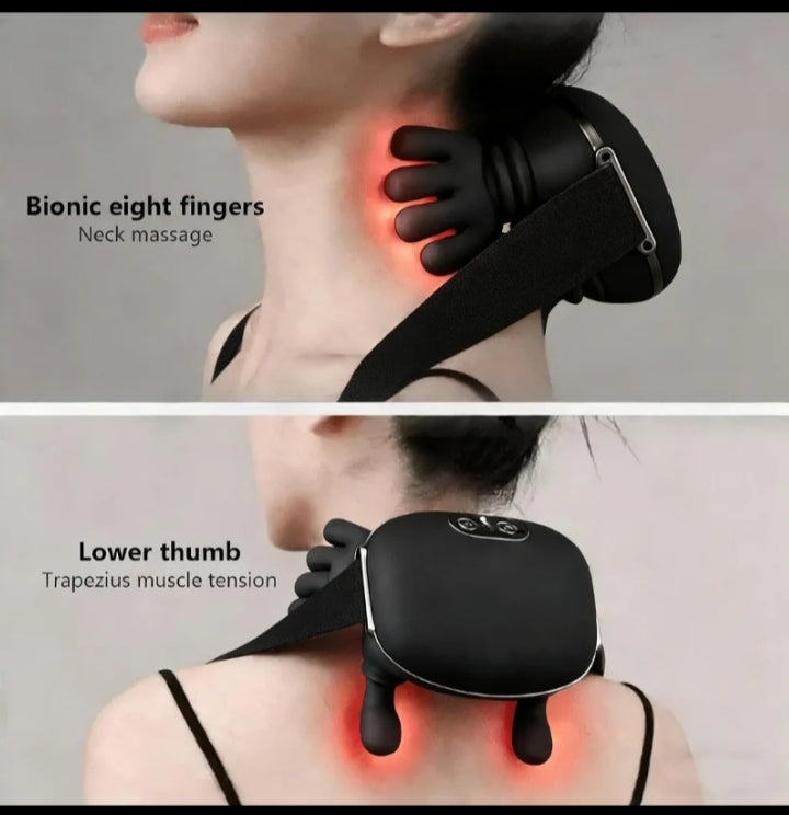 Neck & Shoulder Kneading Massager | Model BLD- 893 | Wireless Shiatsu Deep Kneading Massager with Heat | For Neck, Shoulders, Back & Body Relaxation