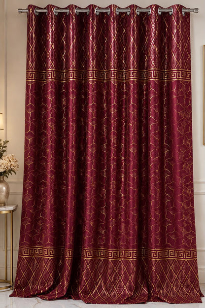 🍂 Premium Cozy Soft Velvet Curtains | 9 Ft Length | Ready To Hang | 10 Rings | Multiple Colors | Pair Rs. 5000 🍂