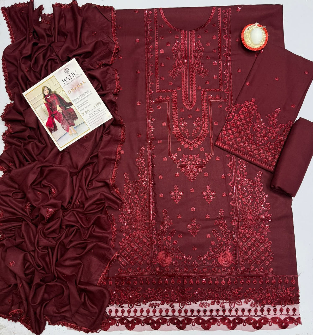 🍂 Batik 4142 – Premium Winter Hit Dhanak Collection 2026–27