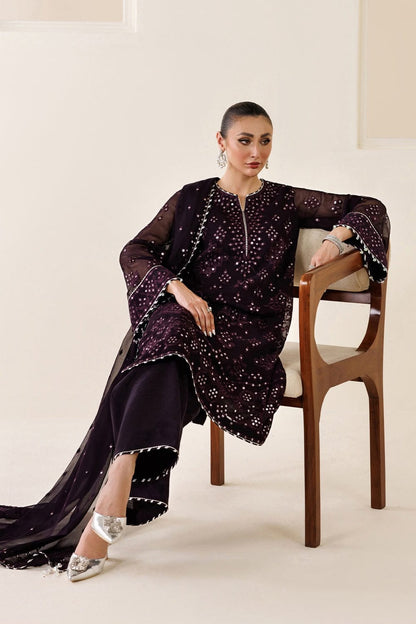 Jazmin Dhanak Volume 2026 Stitched 3PC Suit | Premium Airjet Dhanak Embroidered Dress with Ready-to-Wear Shawl Dupatta