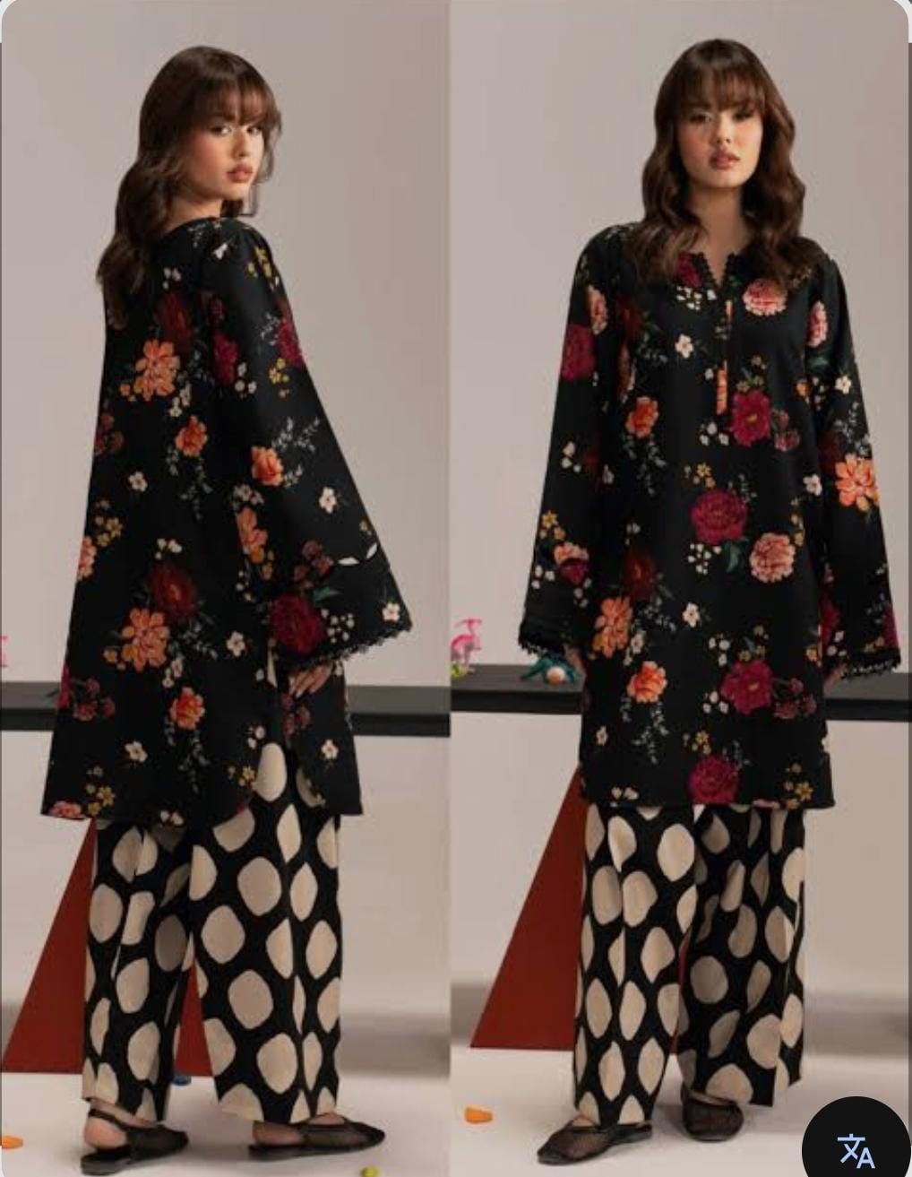 ✨ AFSANAH MOST DEMANDING EDITION – Premium Digital Silk 2PC unstiched suit| New Collection 2026 | Rs.3500/- ✨