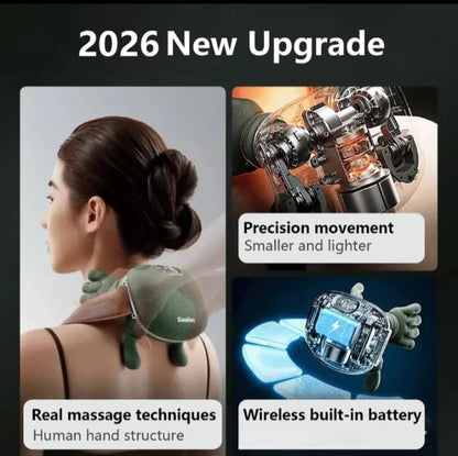 Neck & Shoulder Kneading Massager | Model BLD- 893 | Wireless Shiatsu Deep Kneading Massager with Heat | For Neck, Shoulders, Back & Body Relaxation