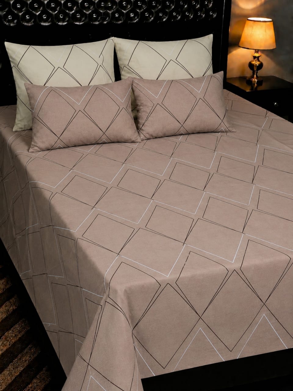 🔥 New Arrival 2026 | 5Pc Pure Cotton King Size Bedsheet Set | Export Quality | Full Printed | Double Bed Size 🔥