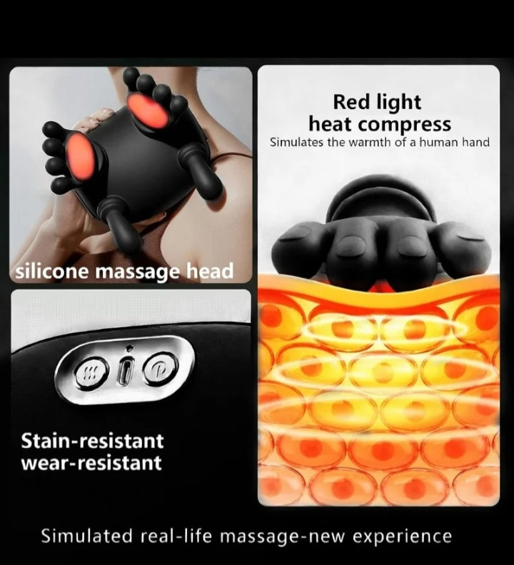 Neck & Shoulder Kneading Massager | Model BLD- 893 | Wireless Shiatsu Deep Kneading Massager with Heat | For Neck, Shoulders, Back & Body Relaxation