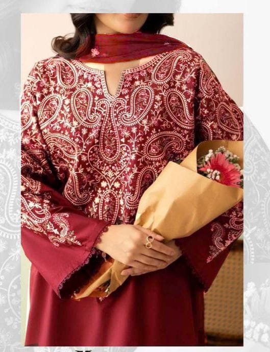 🔥 JAZMIN DHANAK 3PC | NEW ARRIVAL 2026 | HEAVY EMBROIDERED WINTER COLLECTION 🔥