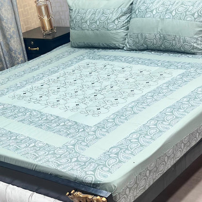 🔥 NEW ARRIVAL 2026 | PREMIUM EMBROIDERED 3PC COTTON KING SIZE BEDSHEET | LUXURY PATCH WORK COLLECTION 🔥