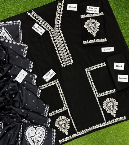 Batik Premium Dhanak 3PC | Heavy Embroidered Winter Collection 2026 | Fancy Pashmina Shawl | Wholesale Rs.6500 🔥😍