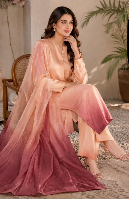 🌸 LULUSAR Premium Shamooz Silk 3PC Unstiched Suit| Digital Printed Luxury Collection 2026 🌸