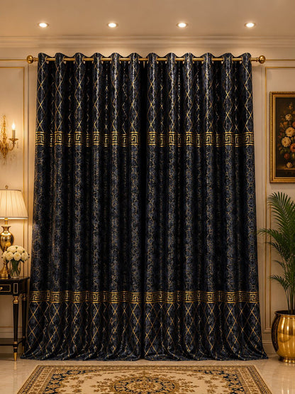 🍂 Premium Cozy Soft Velvet Curtains | 9 Ft Length | Ready To Hang | 10 Rings | Multiple Colors | Pair Rs. 5000 🍂