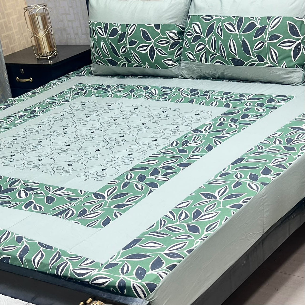 🔥 NEW ARRIVAL 2026 | PREMIUM EMBROIDERED 3PC COTTON KING SIZE BEDSHEET | LUXURY PATCH WORK COLLECTION 🔥
