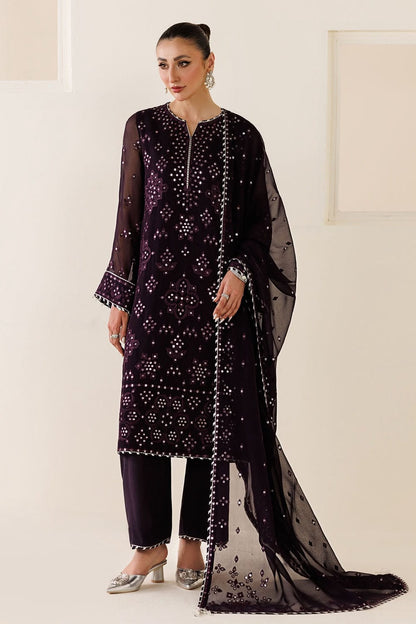 Jazmin Dhanak Volume 2026 Stitched 3PC Suit | Premium Airjet Dhanak Embroidered Dress with Ready-to-Wear Shawl Dupatta