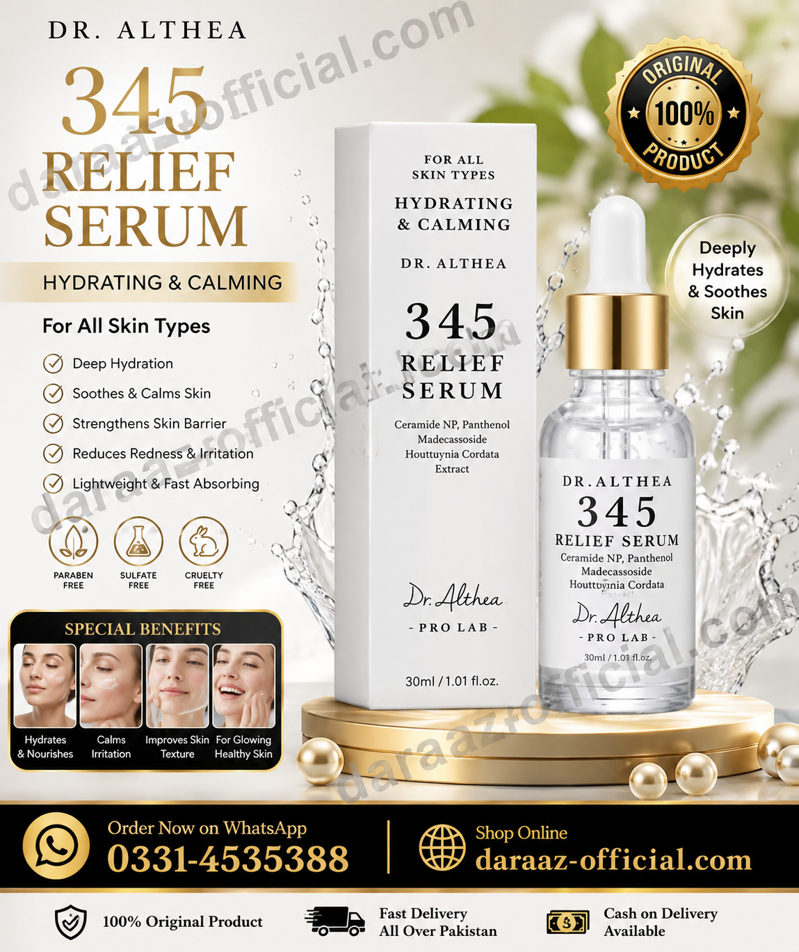 "Transform Your Skin in Just 3 Days – Dr. Althea 345 Relief Serum"