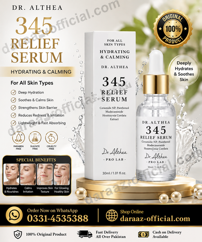 "Transform Your Skin in Just 3 Days – Dr. Althea 345 Relief Serum"
